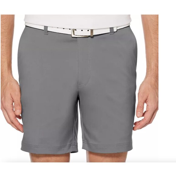 NWT PGA Tour 7" Flat Front Golf Shorts Mens 42 Quiet Shade Active Waistband